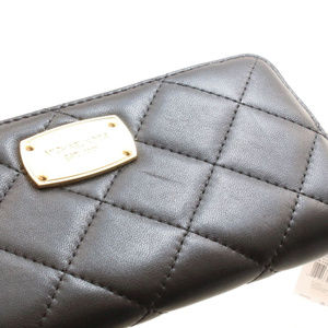 *SOLD* MK Hamilton Quilted Wallet Black